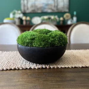 Preserved moss decor